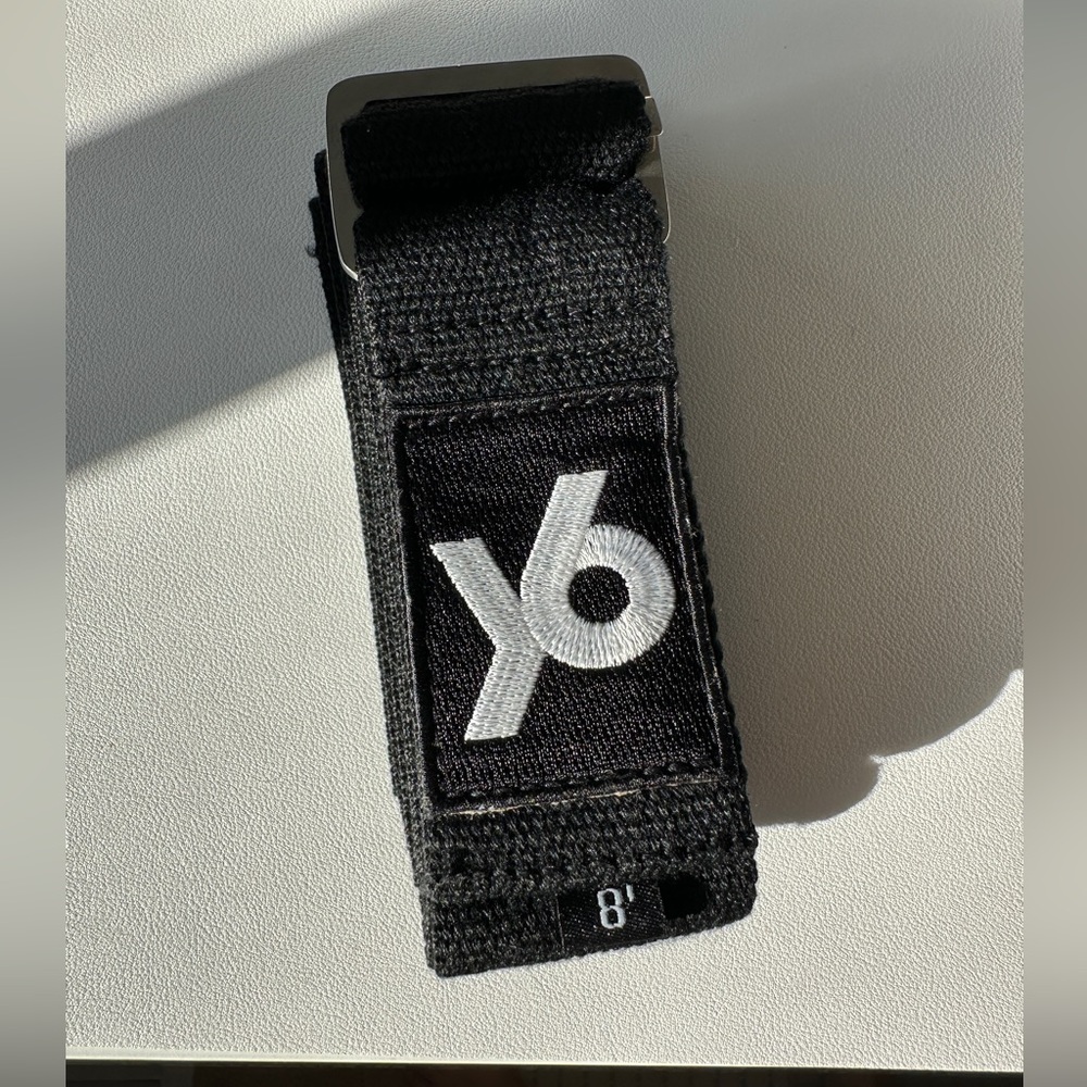YogaSix 8' Black Stretching Strap